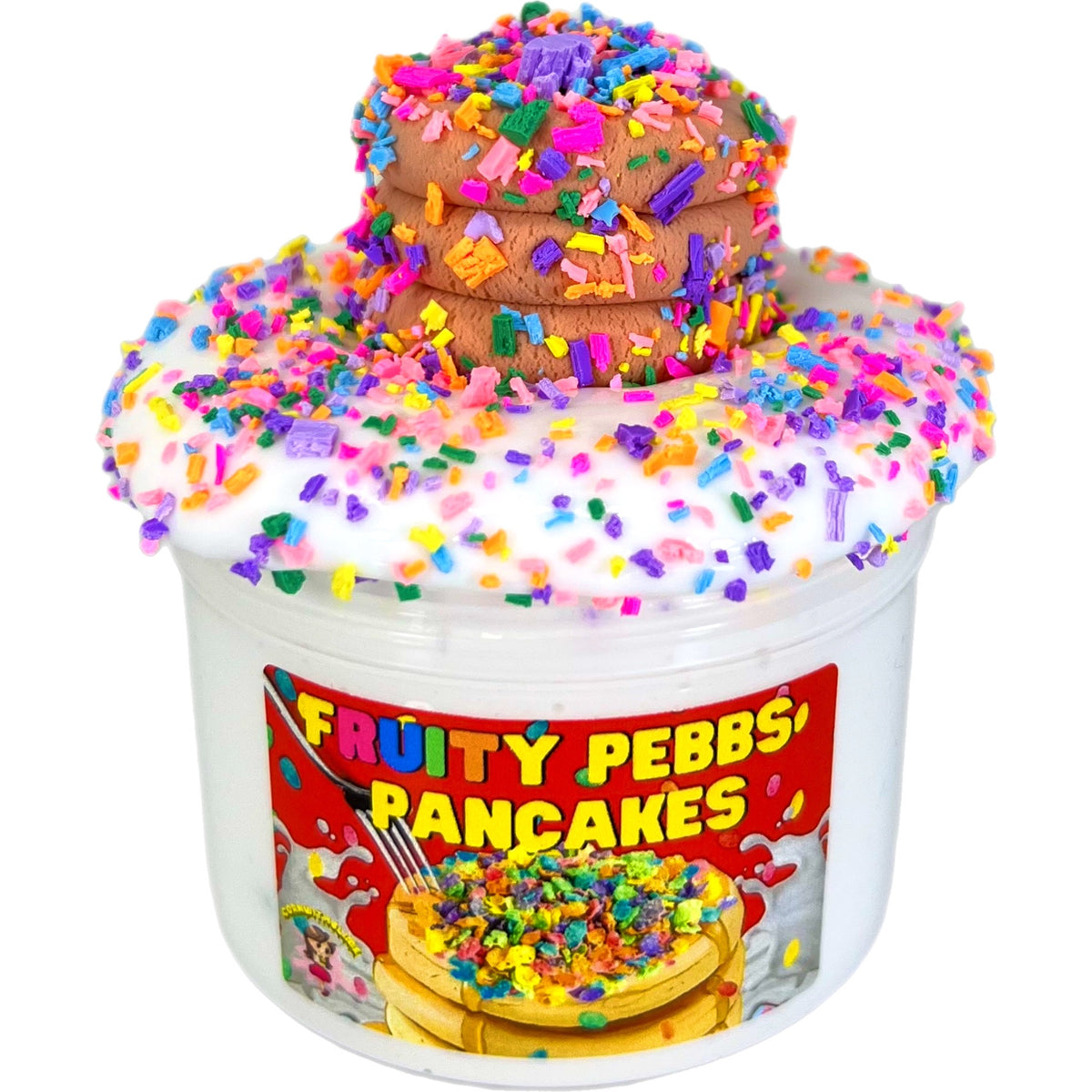 Fruity Pebbles Pancake Poppers - Sparkles to Sprinkles