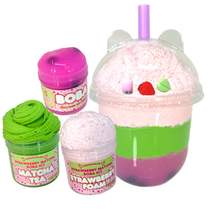 Strawberry Matcha Boba Kit