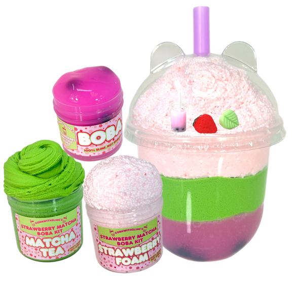 Strawberry Matcha Boba Kit