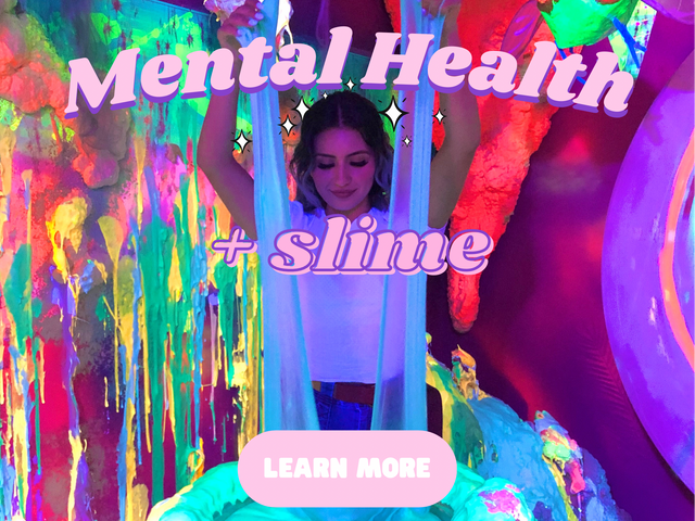 Slime offers therapeutic mental health benefits for kids and adults. It helps relieve symptoms of anxiety, depression, adhd and so much more