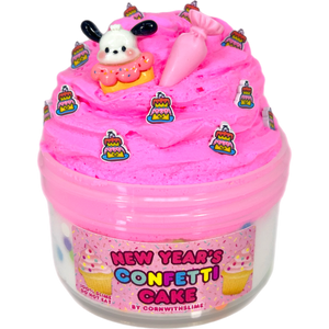 New Year's Confetti Cake