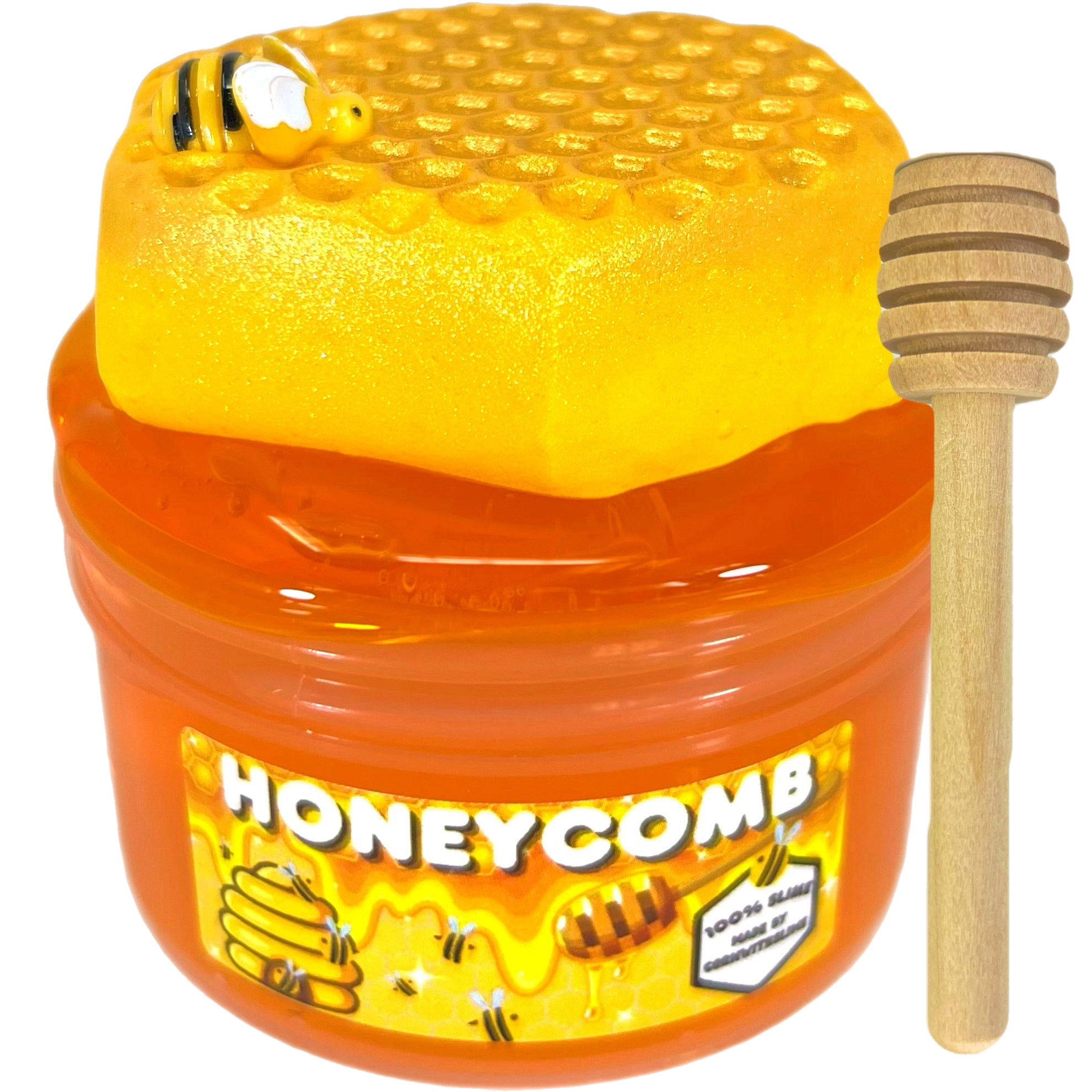 Vanilla Honey Slime Kit: Create Magic Honeycomb Clay Slime Vanilla Honey Slime Kit: Create Magic Honeycomb Clay Slime