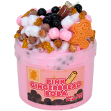 Pink Gingerbread Boba