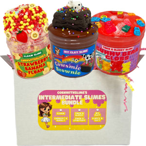 Original Stationery Mini Ice Cream Slime Kit, Girls Slime Kit to Make Ice  Cream Slimes, Fun Slime and Butter Slime, Slime Kit for Girls Ages 7-12